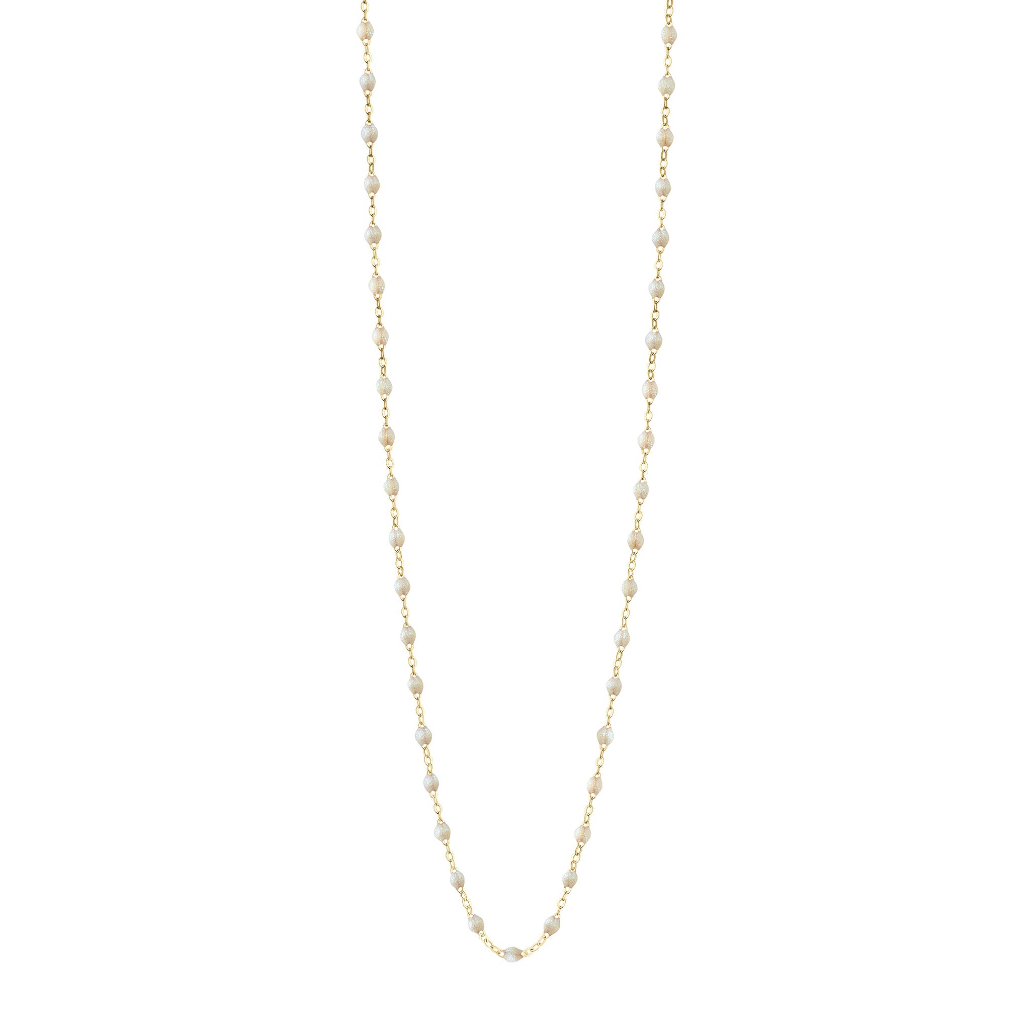Gigi Clozeau - Sautoir opale Classique Gigi, or jaune, 86 cm