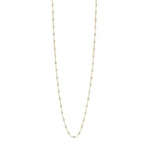 Gigi Clozeau - Sautoir opale Classique Gigi, or jaune, 86 cm