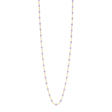 Gigi Clozeau - Sautoir parme Classique Gigi, or jaune, 86 cm
