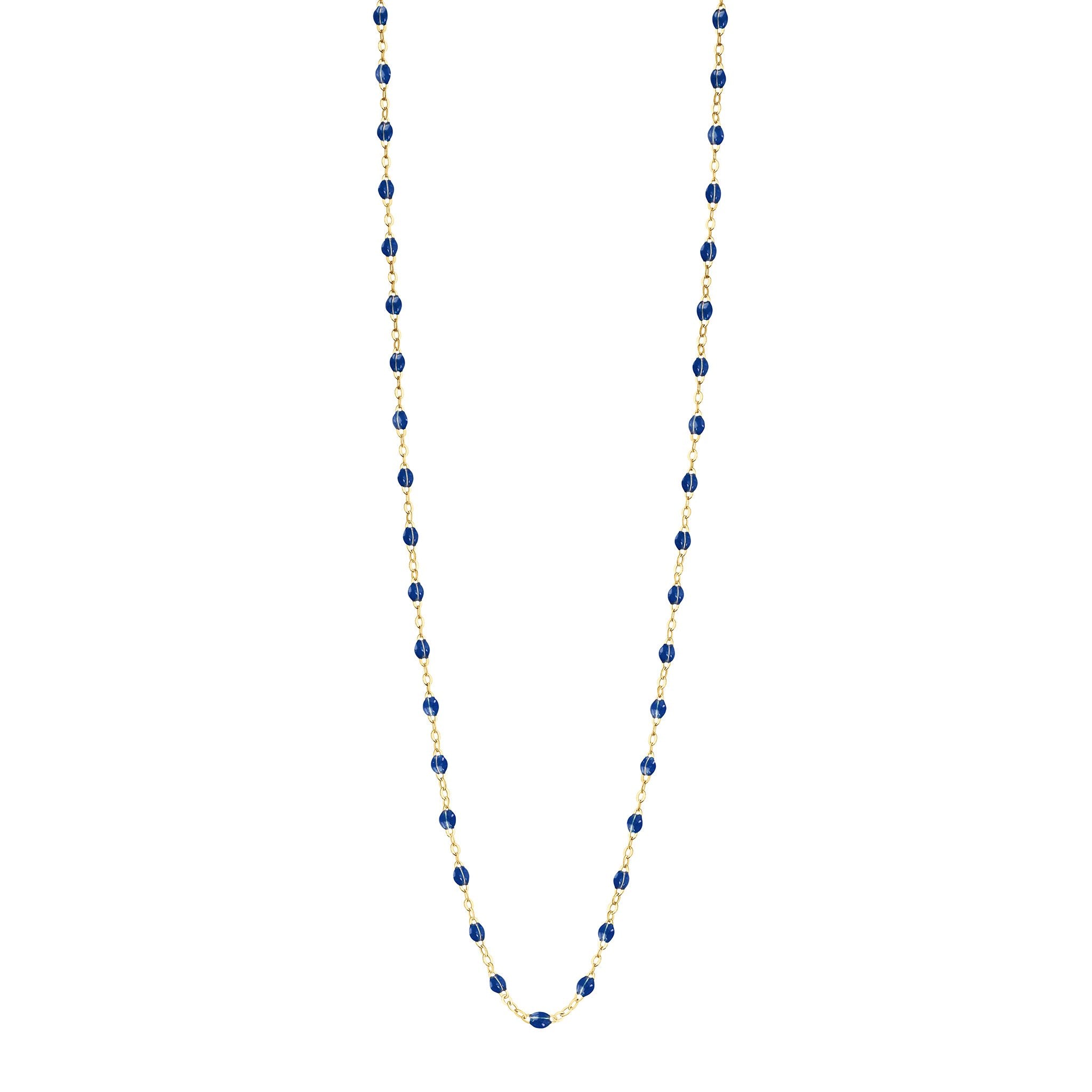 Gigi Clozeau - Sautoir prusse Classique Gigi, or jaune, 86 cm