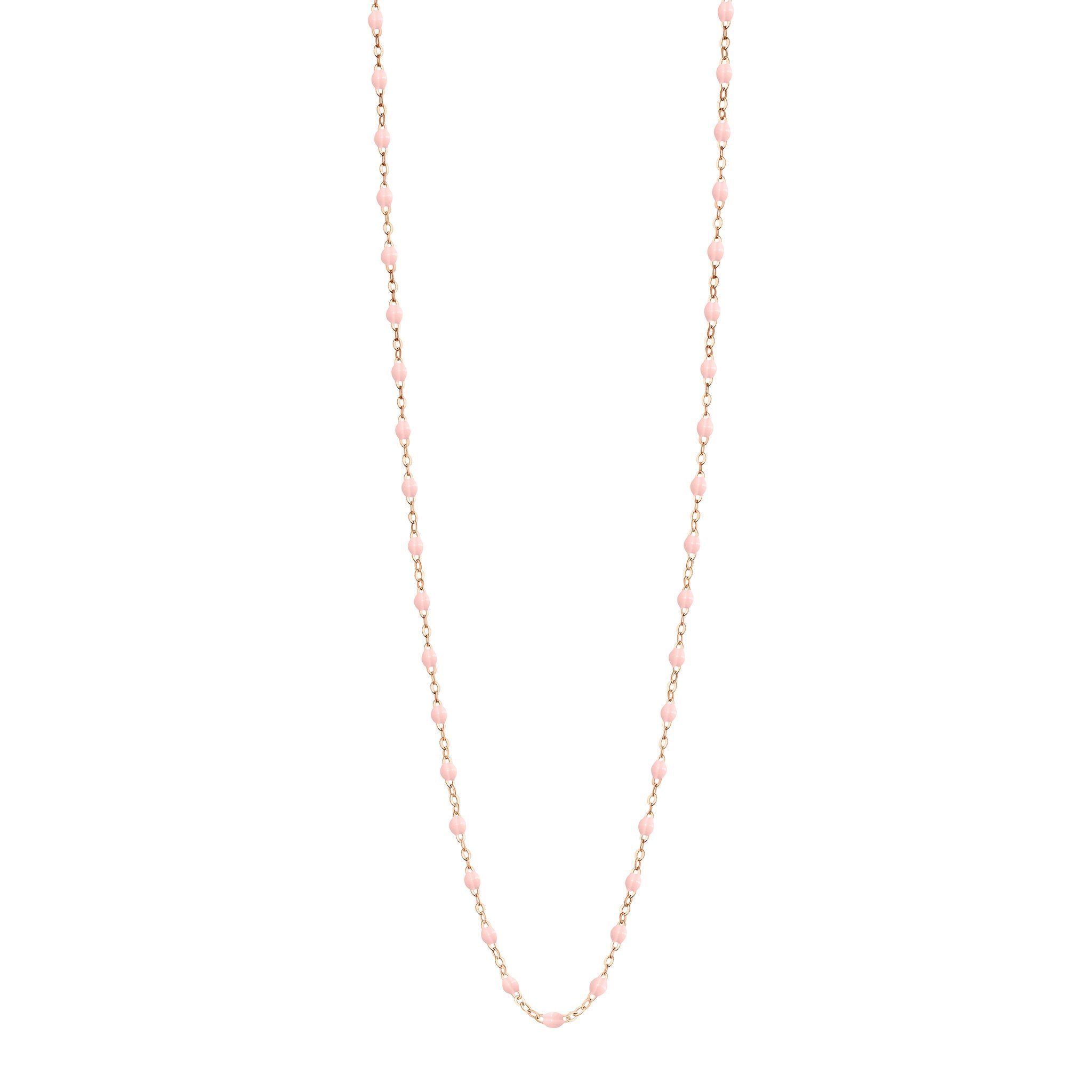 Gigi Clozeau - Sautoir rose bébé Classique Gigi, or rose, 86 cm