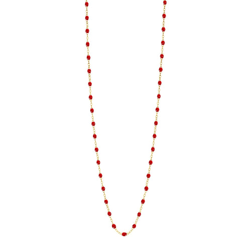 Gigi Clozeau - Sautoir rubis Classique Gigi, or jaune, 86 cm