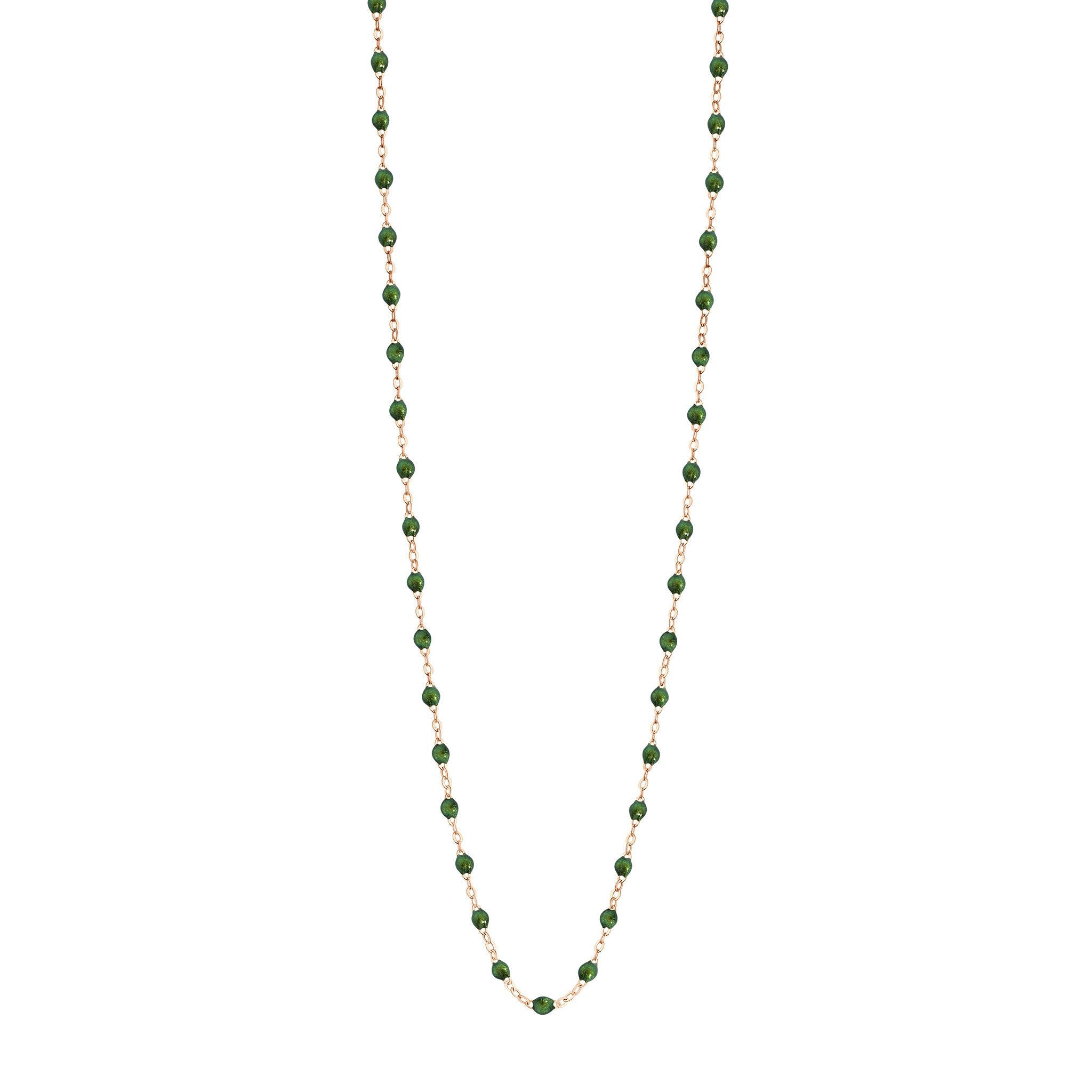 Gigi Clozeau - Sautoir scarabée Classique Gigi, or rose, 86 cm