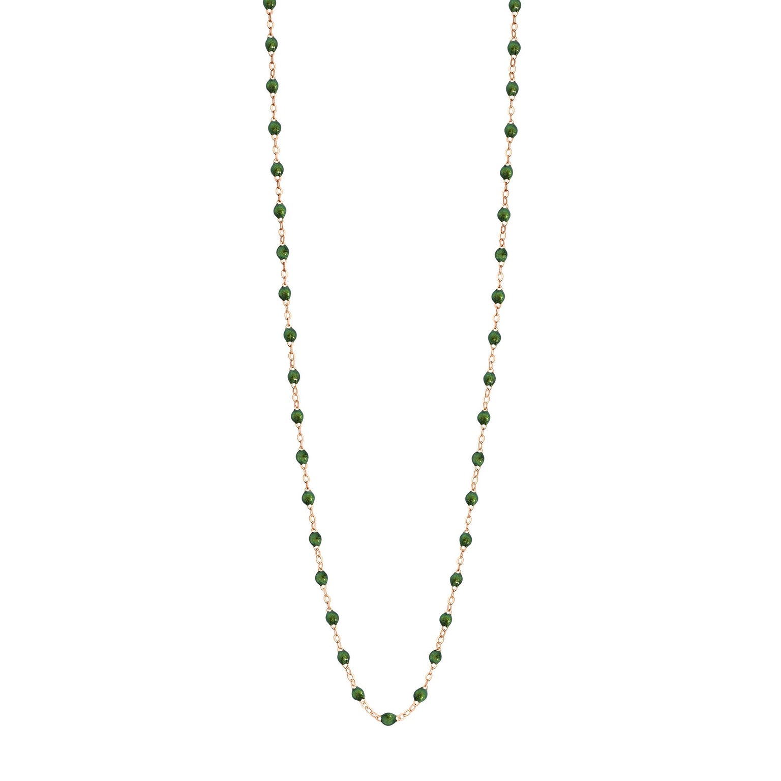 Gigi Clozeau - Sautoir scarabée Classique Gigi, or rose, 86 cm