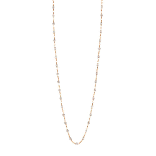 Gigi Clozeau - Sautoir sparkle Classique Gigi, or rose, 60 cm