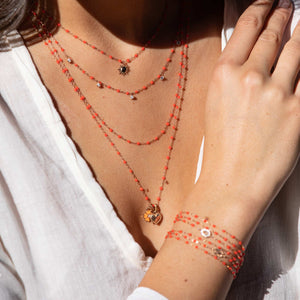 Gigi Clozeau - Classic Gigi Coral bracelet, Rose Gold, 19 cm