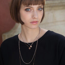 Gigi Clozeau - Collier noir Cœur Dentelle, or jaune, 42 cm